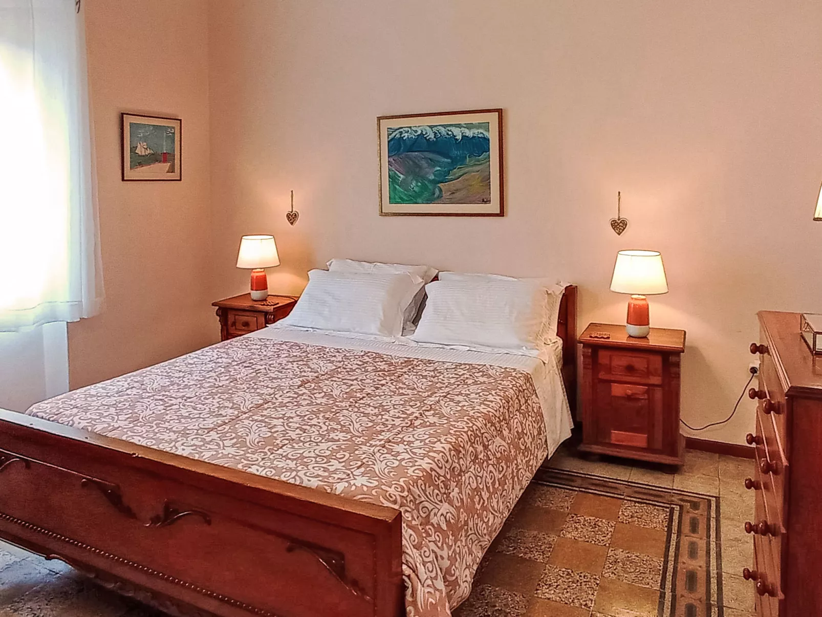 Wohnung mit Meerblick und großer Terrasse - Binnen