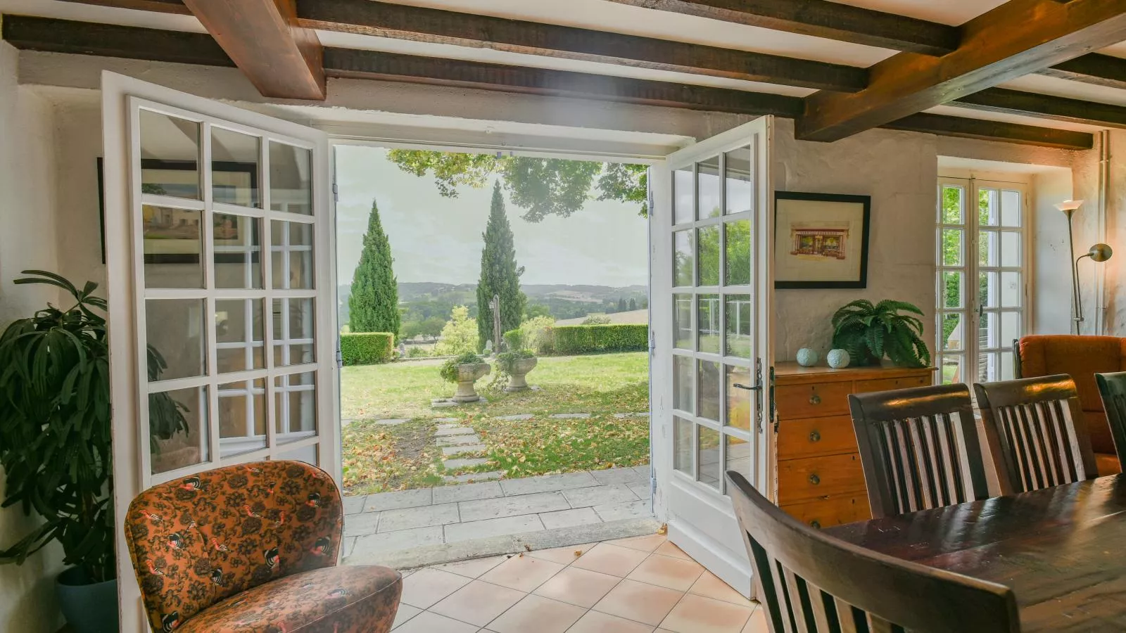 Lusignac Maswari - Tuinen zomer