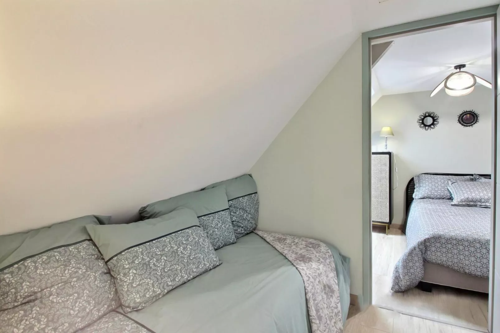 Joli Gite de vacances à Neulliac - Slaapkamer