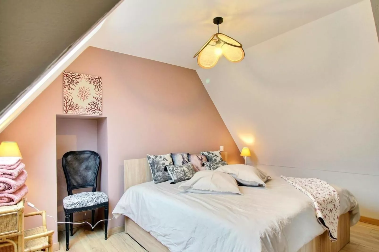 Joli Gite de vacances à Neulliac - Slaapkamer