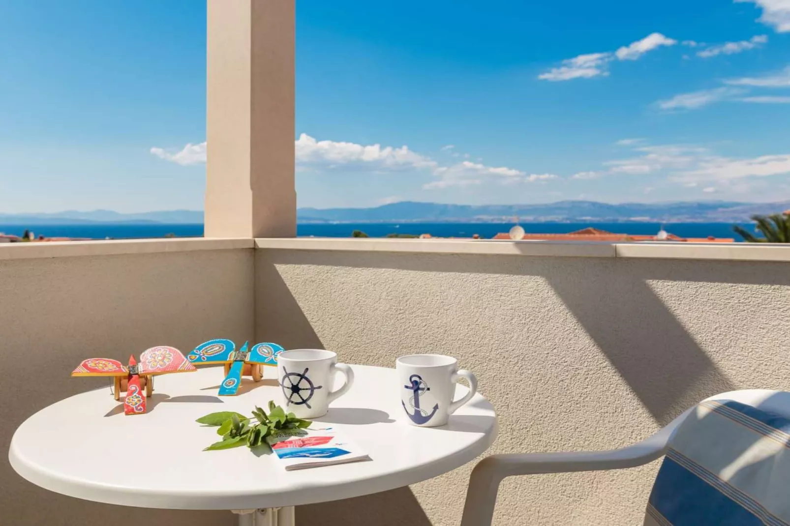 Apartment Oaza - Three Bedroom Apartment with Terrace and Sea View - Terrasbalkon