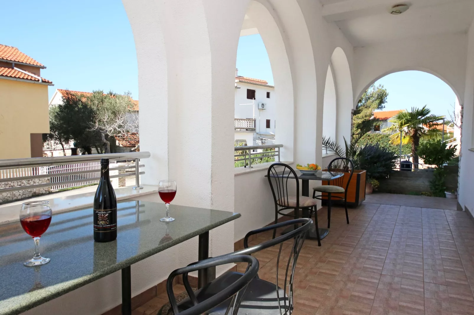 Apartments & Rooms Villa Petra - One Bedroom Apartment with Terrace 1 - Terrasbalkon