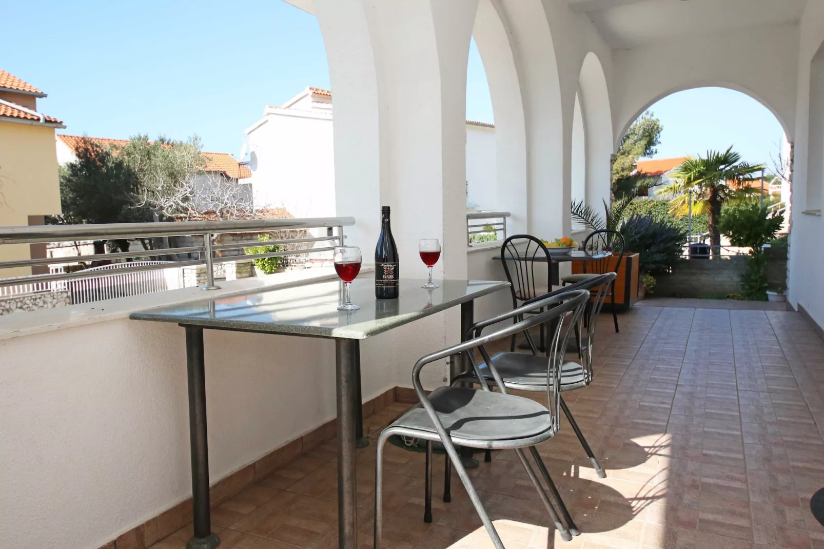 Apartments & Rooms Villa Petra - One Bedroom Apartment with Terrace 1 - Terrasbalkon