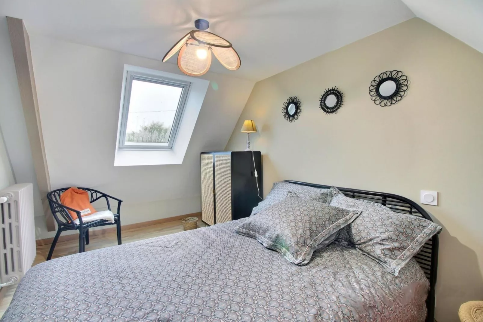 Joli Gite de vacances à Neulliac - Slaapkamer