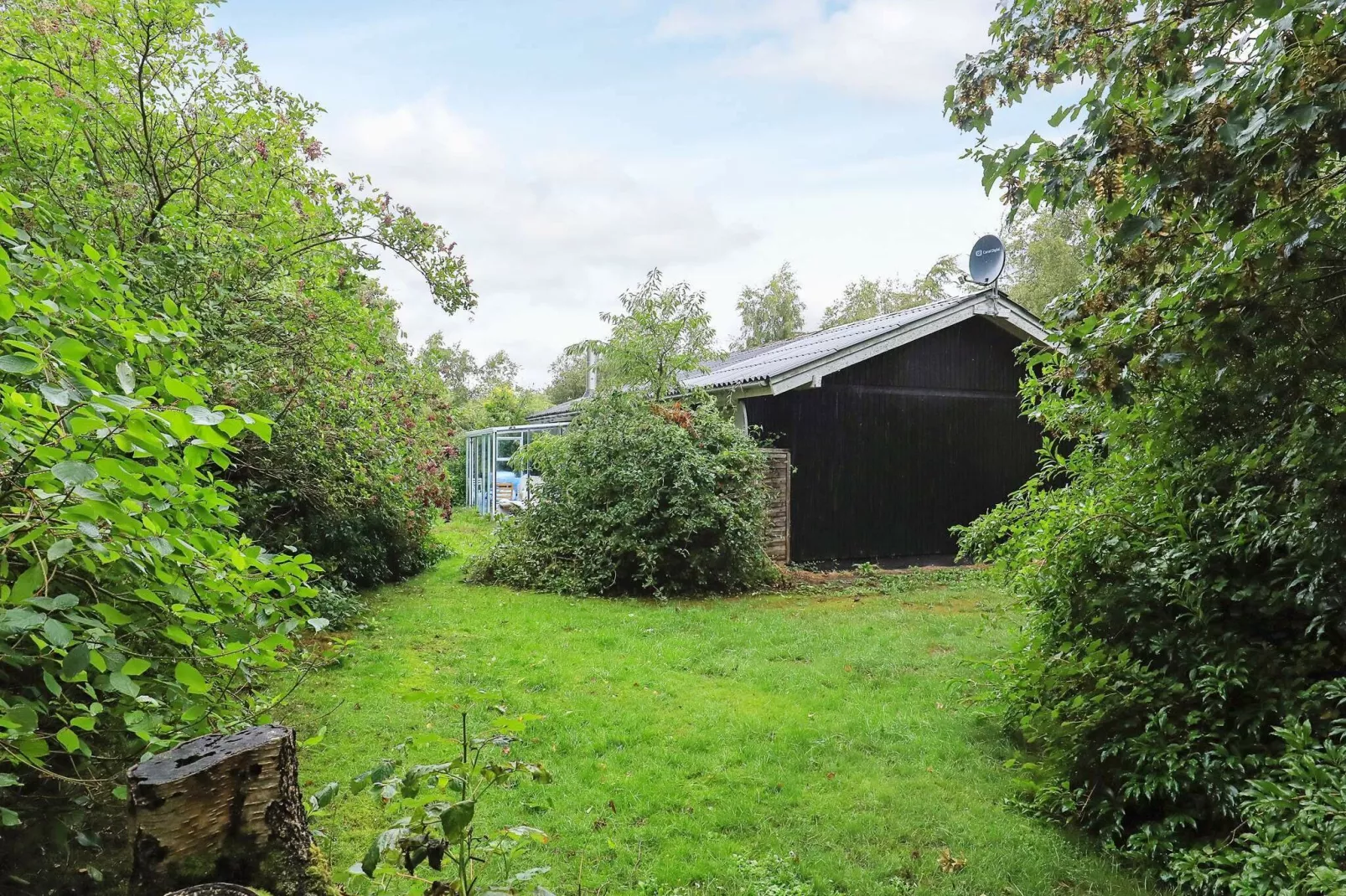 Vrijstaand vakantiehuis in Roslev met terras-Buitenlucht