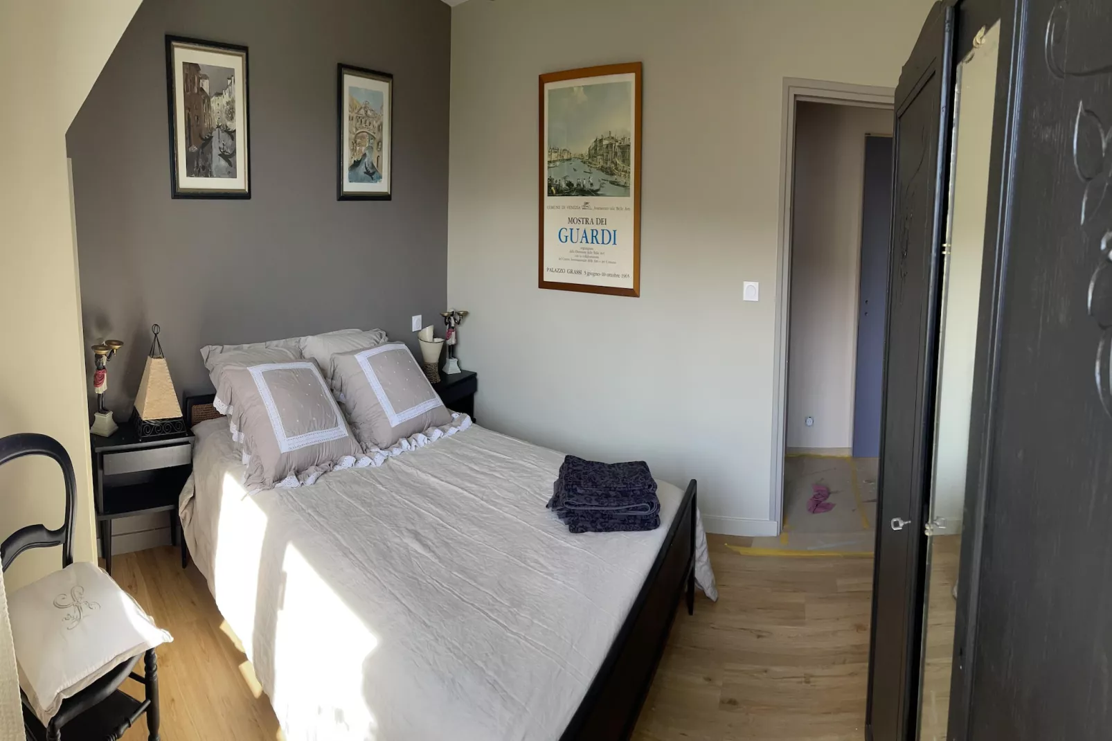 Joli Gite de vacances à Neulliac - Slaapkamer