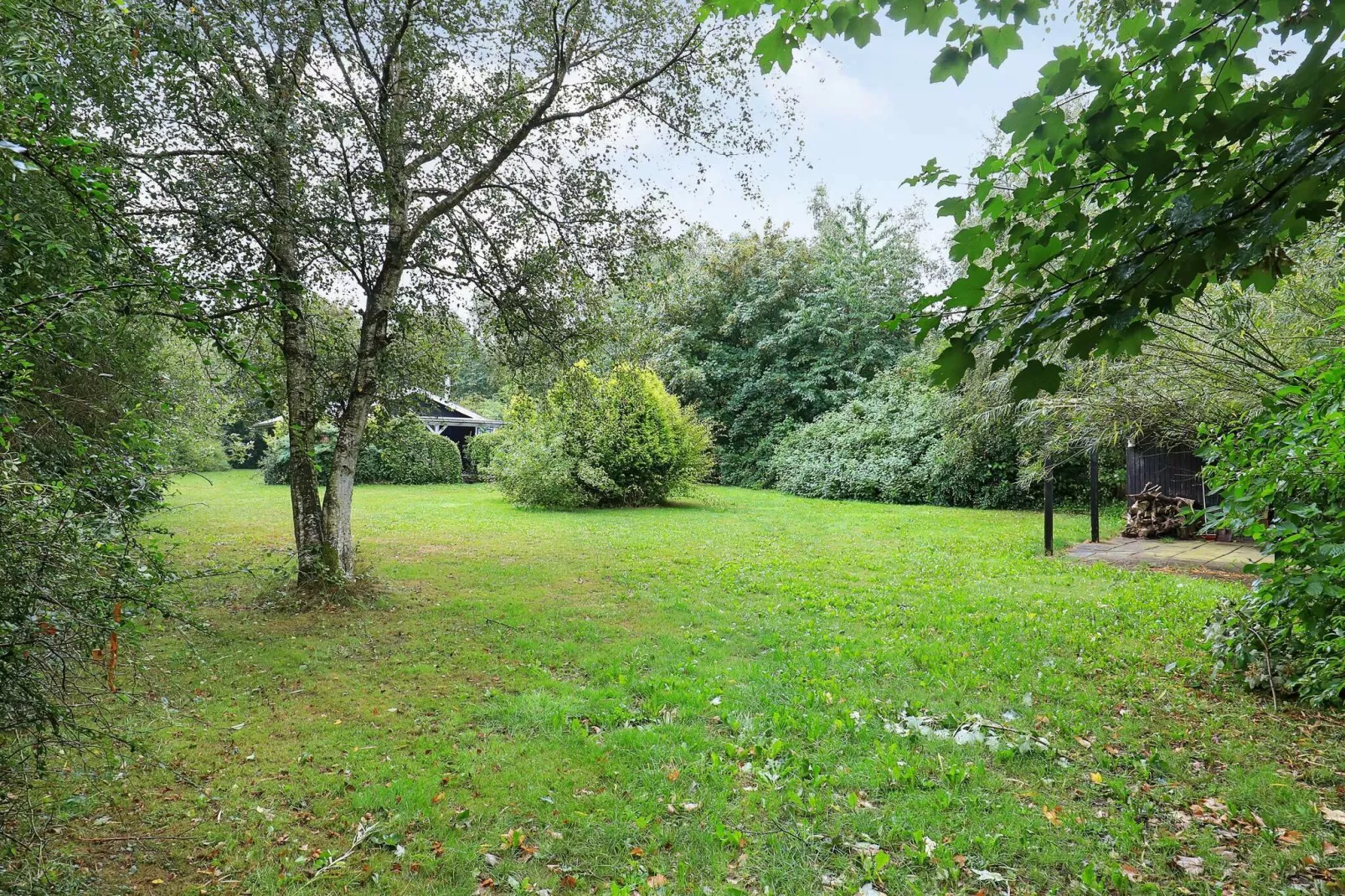 Vrijstaand vakantiehuis in Roslev met terras-Buitenlucht