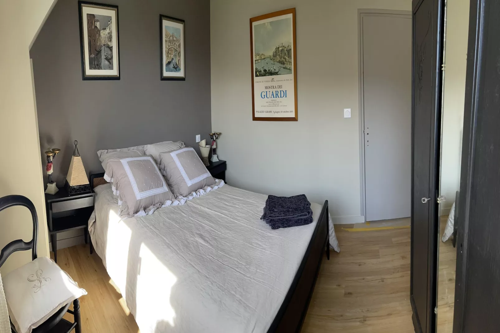 Joli Gite de vacances à Neulliac - Slaapkamer