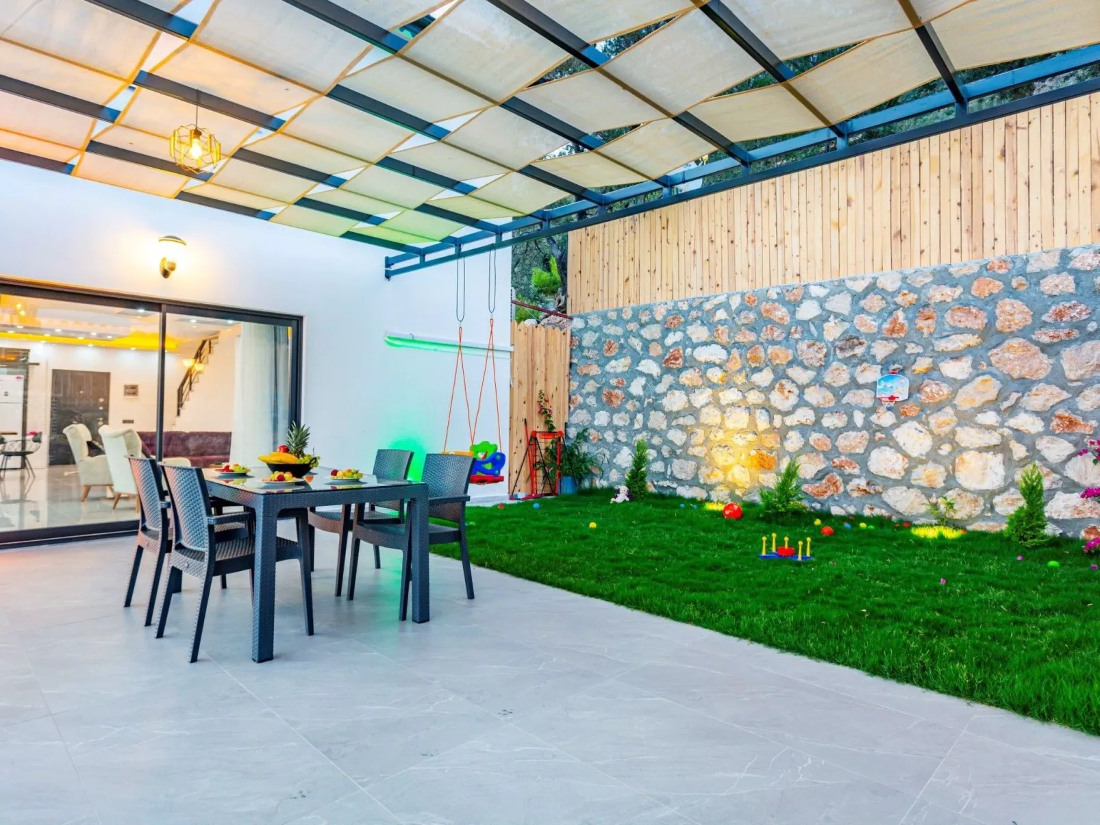 Villa Bajon mit Infinitypool und Meerblick - Buiten