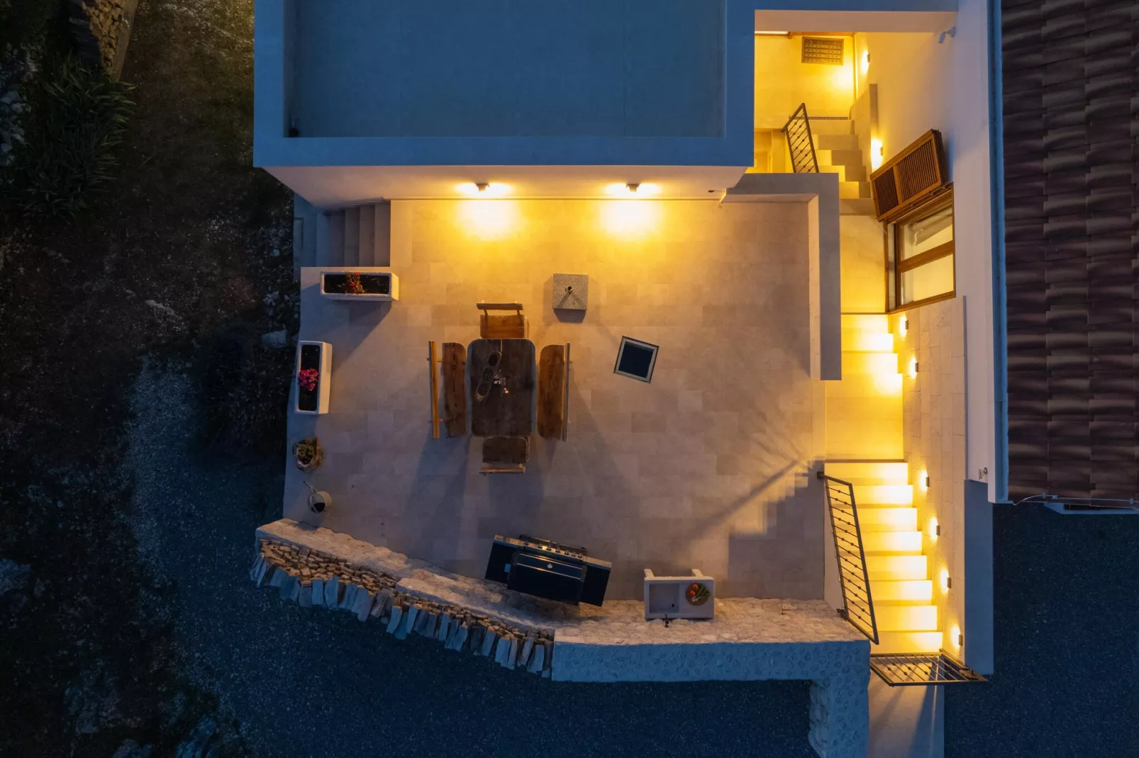 UNIQUE VILLA PIETRA - Terrasbalkon