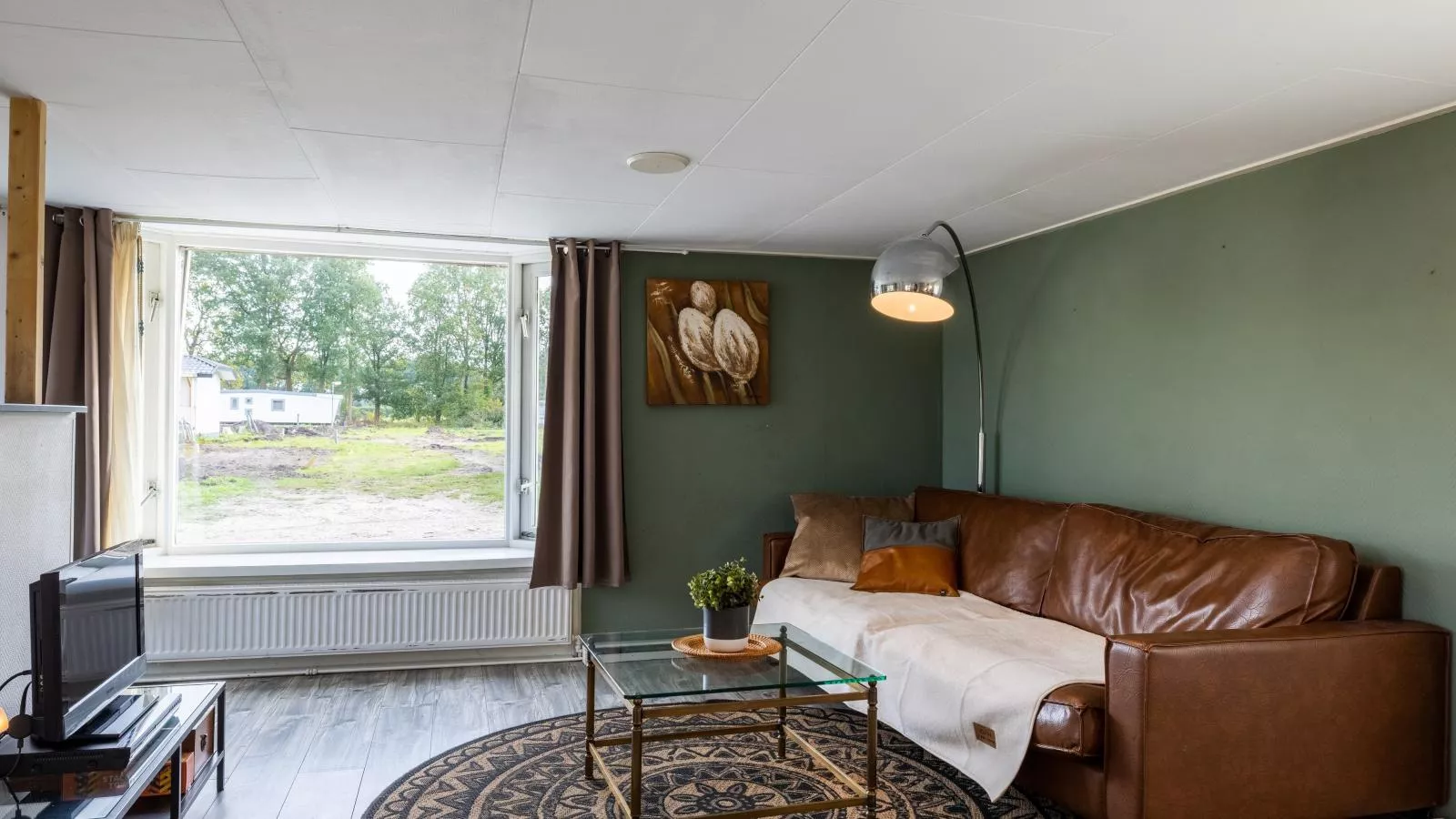 Glamping Kniphorst-Woonkamer