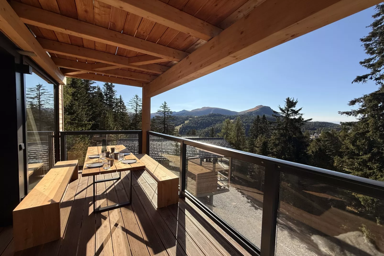 Naturchalets Turracher Höhe 32 - Terrasbalkon