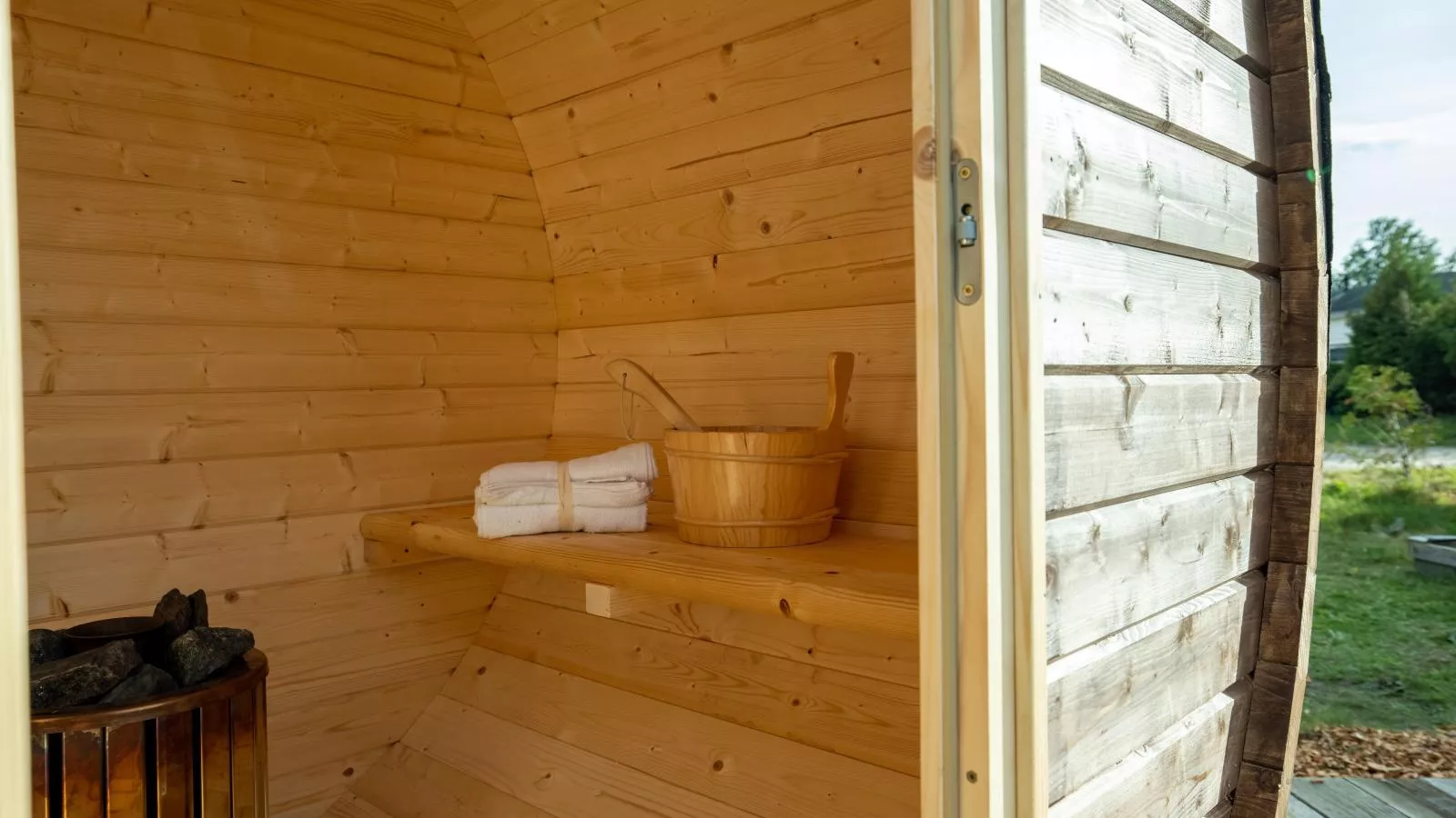 Glamping Kniphorst-Sauna