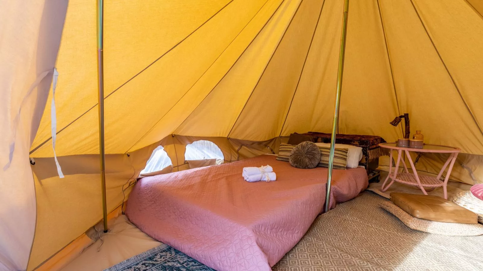 Glamping Kniphorst-Slaapkamer