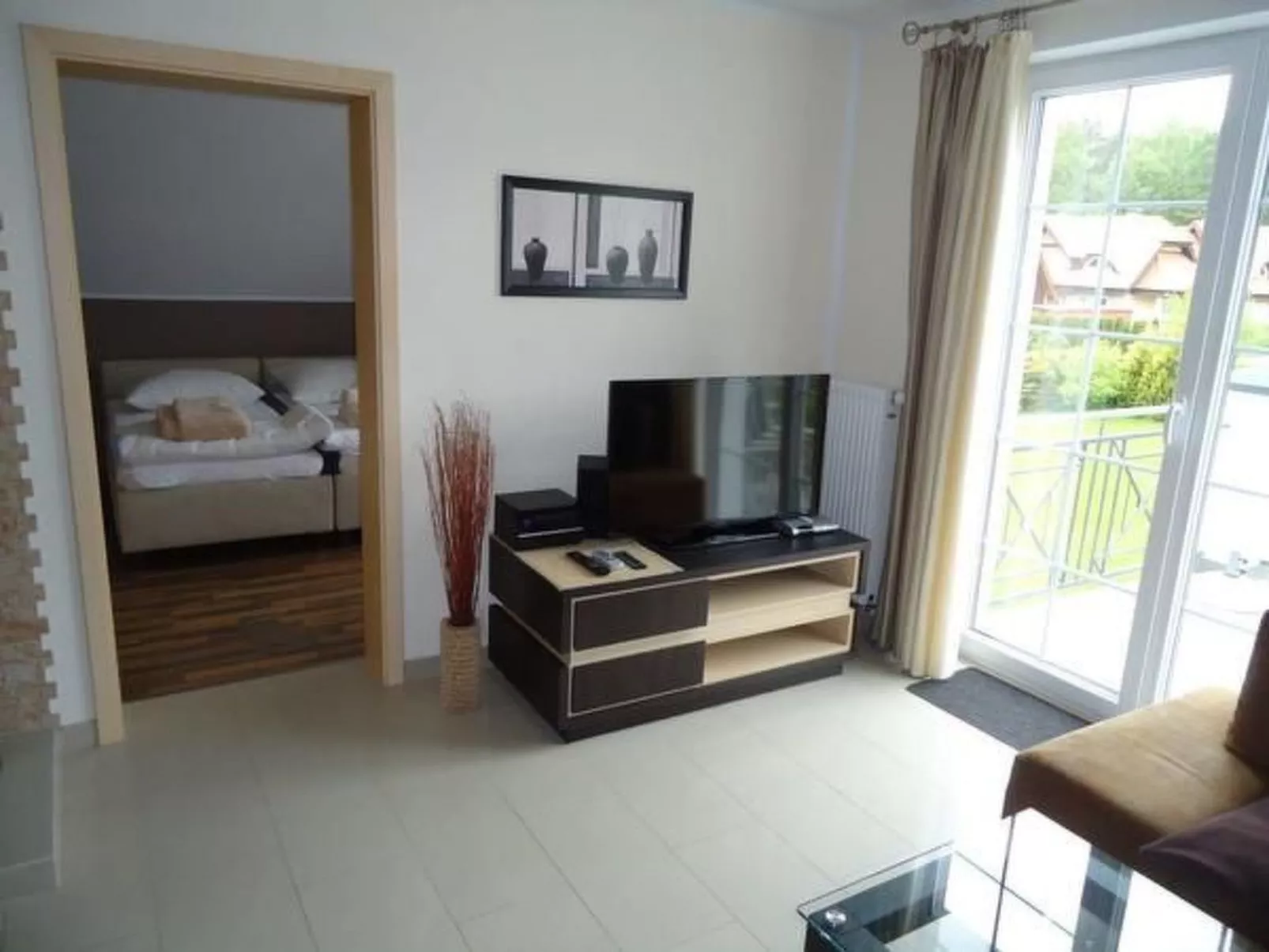 Gemütliche Wohnung in Rowy mit Terrasse, Grill, - Binnen