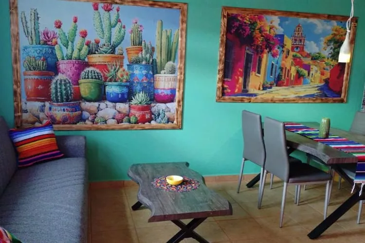 Domy wakacyjne dla max 5 osób w Dębinie - Woonkamer