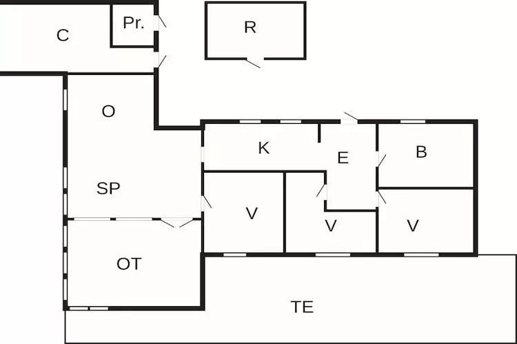 6 Personen vakantie huis in Løgstør - Plattegrond