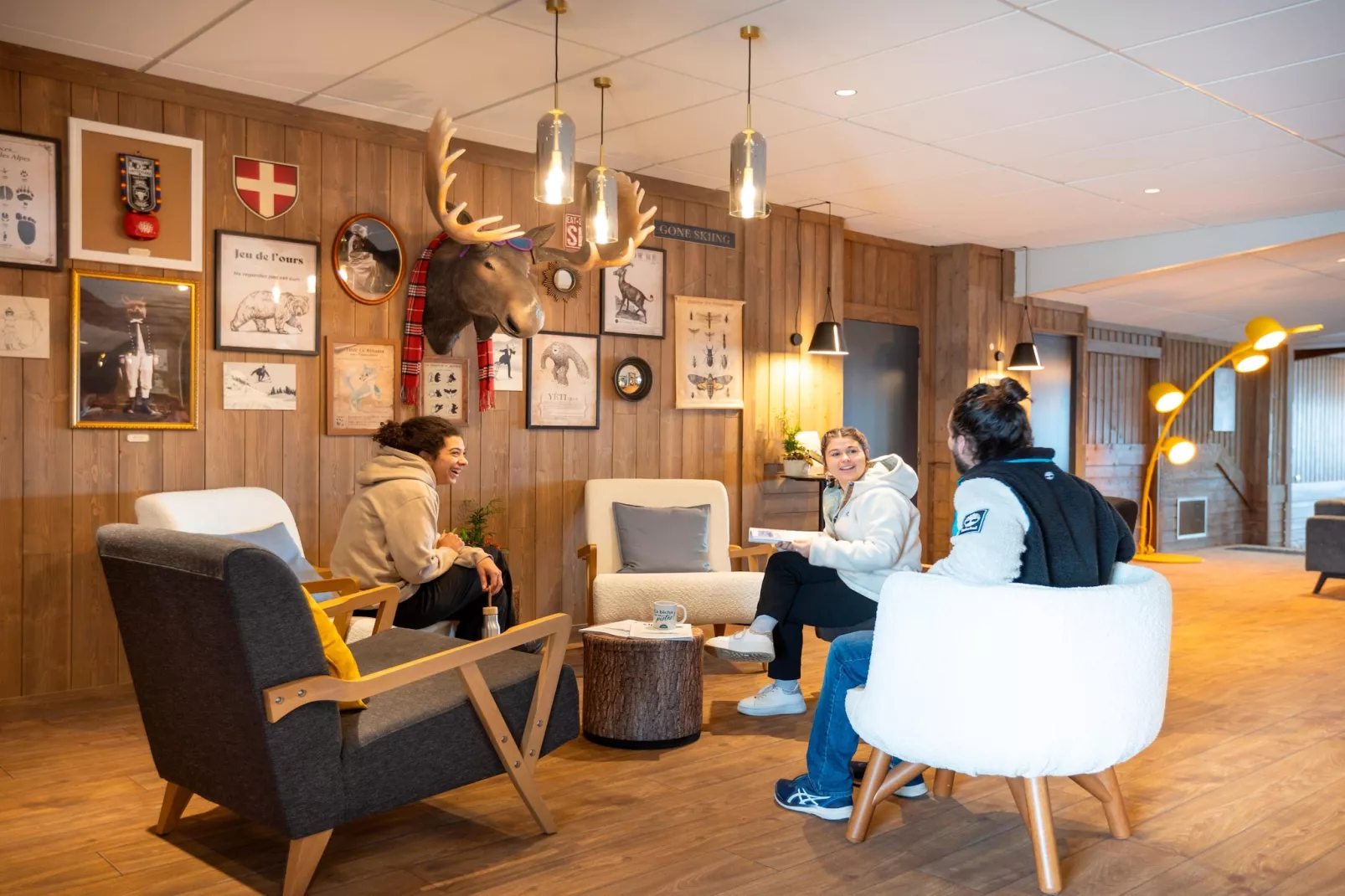 Les Bergers Chambre 3 personnes_C3 - Hal-ontvangst