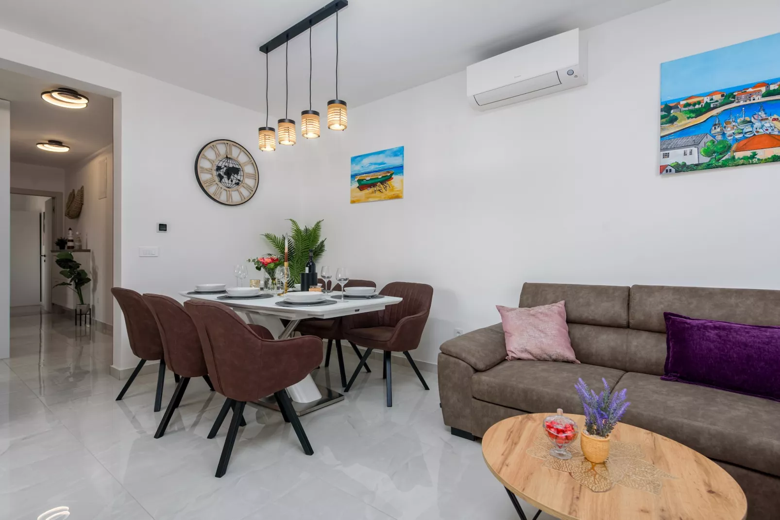 Deluxe apartment Anelle with jacuzzi - Woonkamer