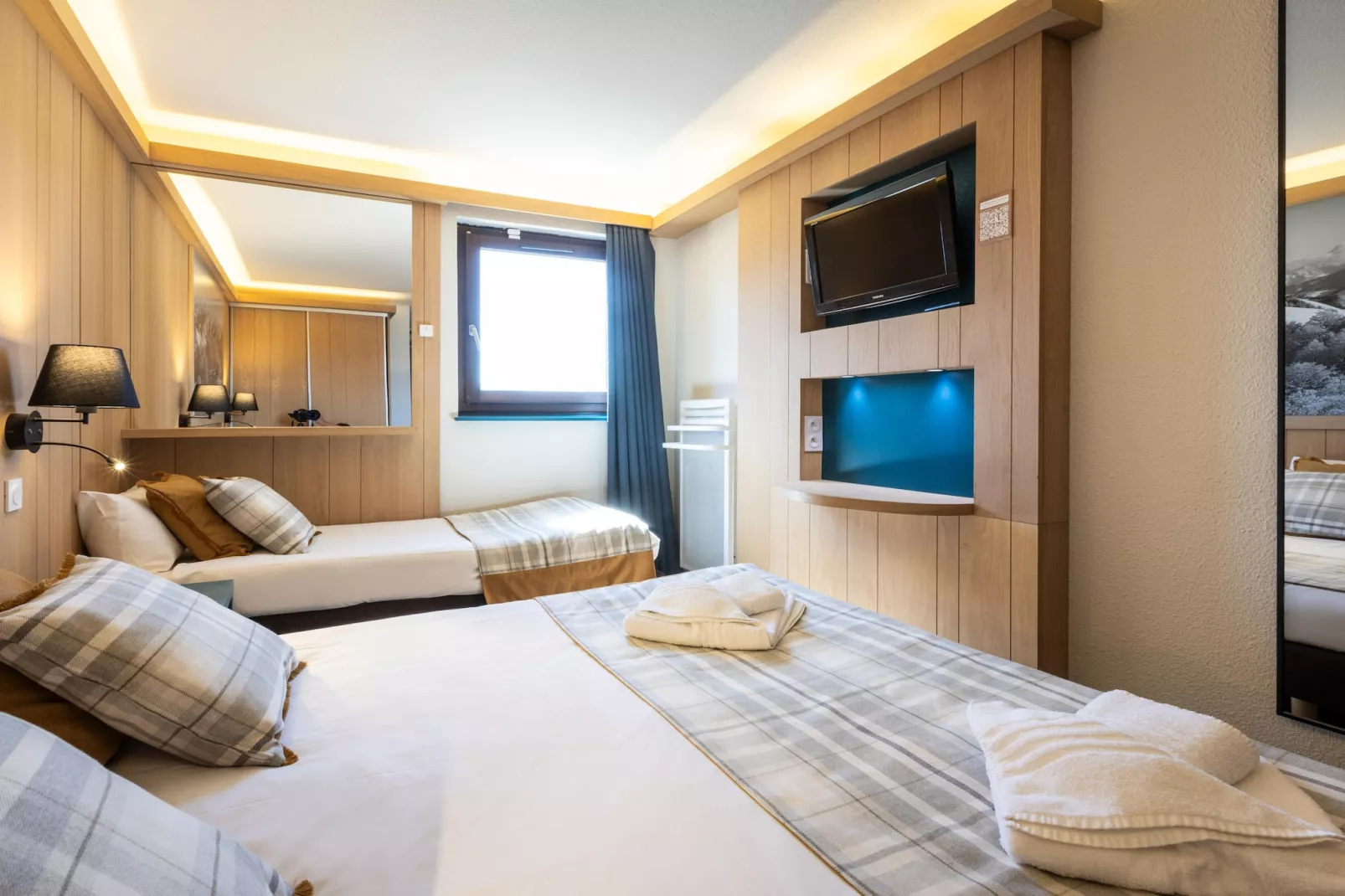 Les Bergers Chambre 3 personnes_C3 - Slaapkamer