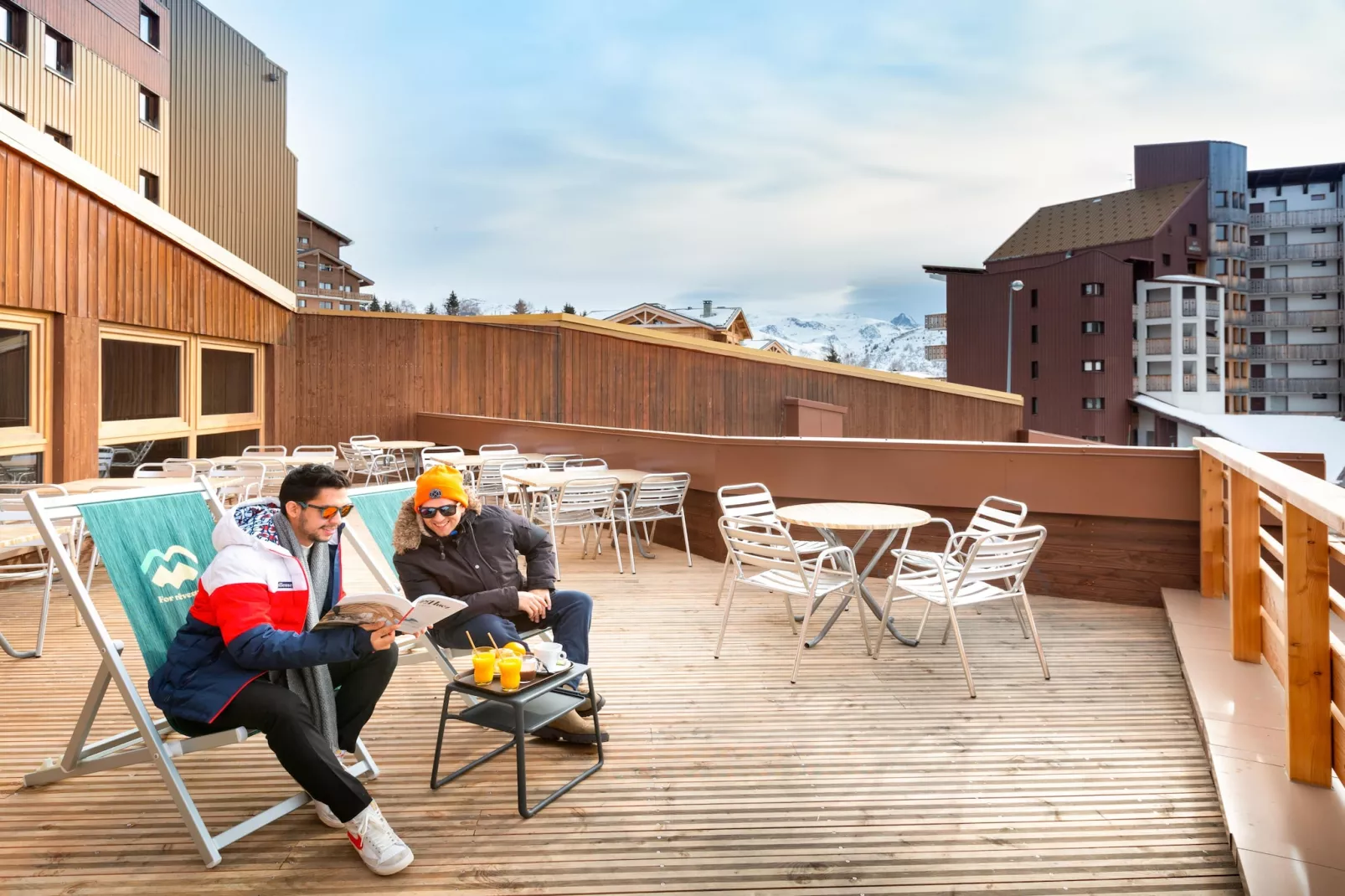 Les Bergers Chambre 2 personnes_C2 - Terrasbalkon