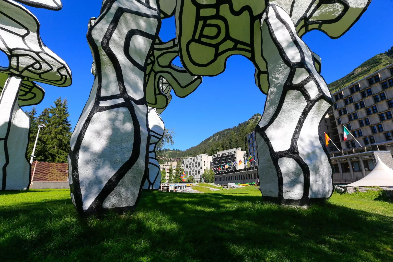 Le Flaine Chambre 2 personnes_C2 - Tuinen zomer