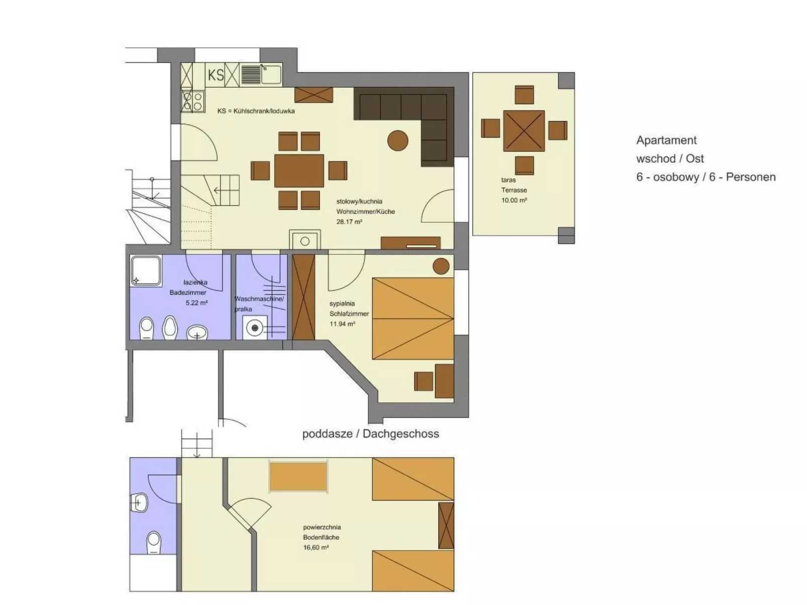 Gemütliche Wohnung in Rowy mit Terrasse, Grill, - Binnen