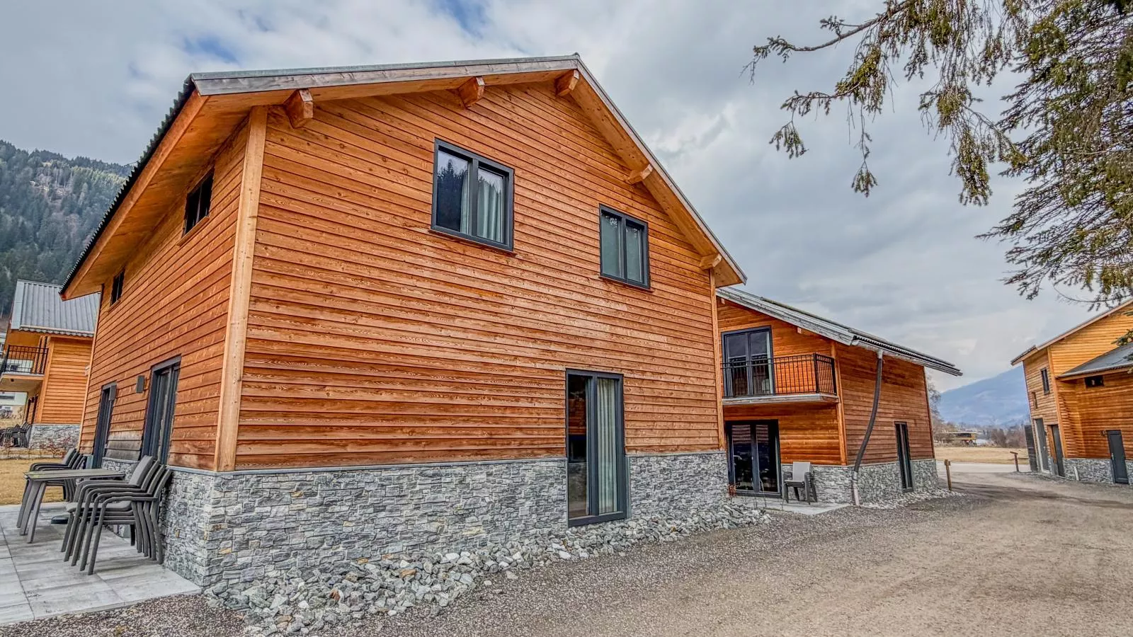 Naturchalet am Afritzer See - Exterieur winter