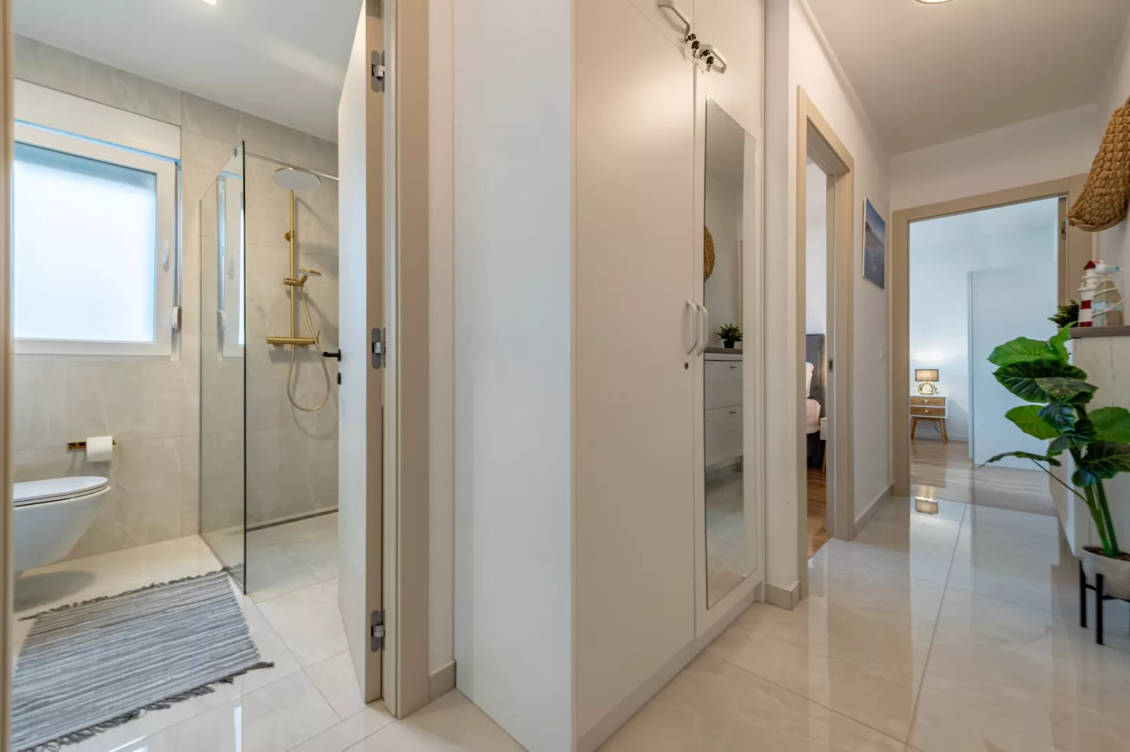 Deluxe apartment Anelle with jacuzzi - Badkamer