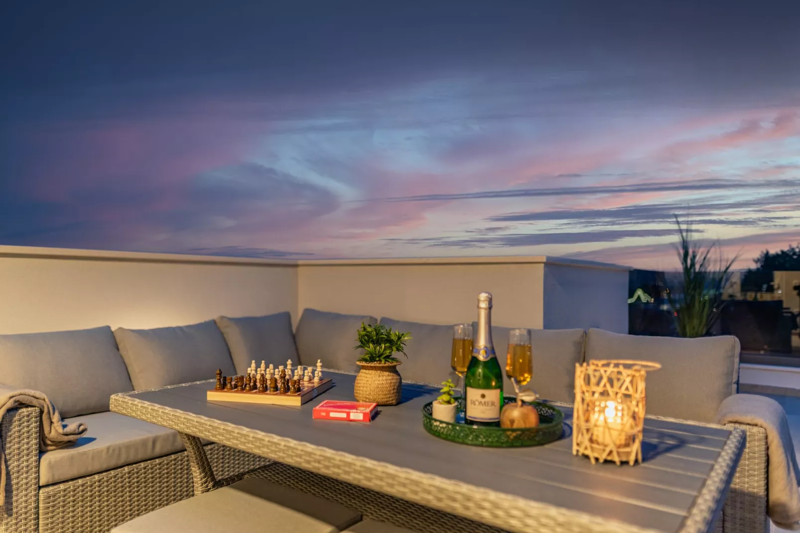 Deluxe apartment Anelle with jacuzzi - Terras