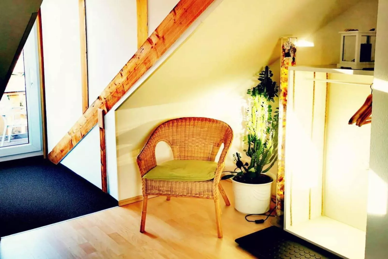 Ferienwohnung Rügenblick - Woonkamer