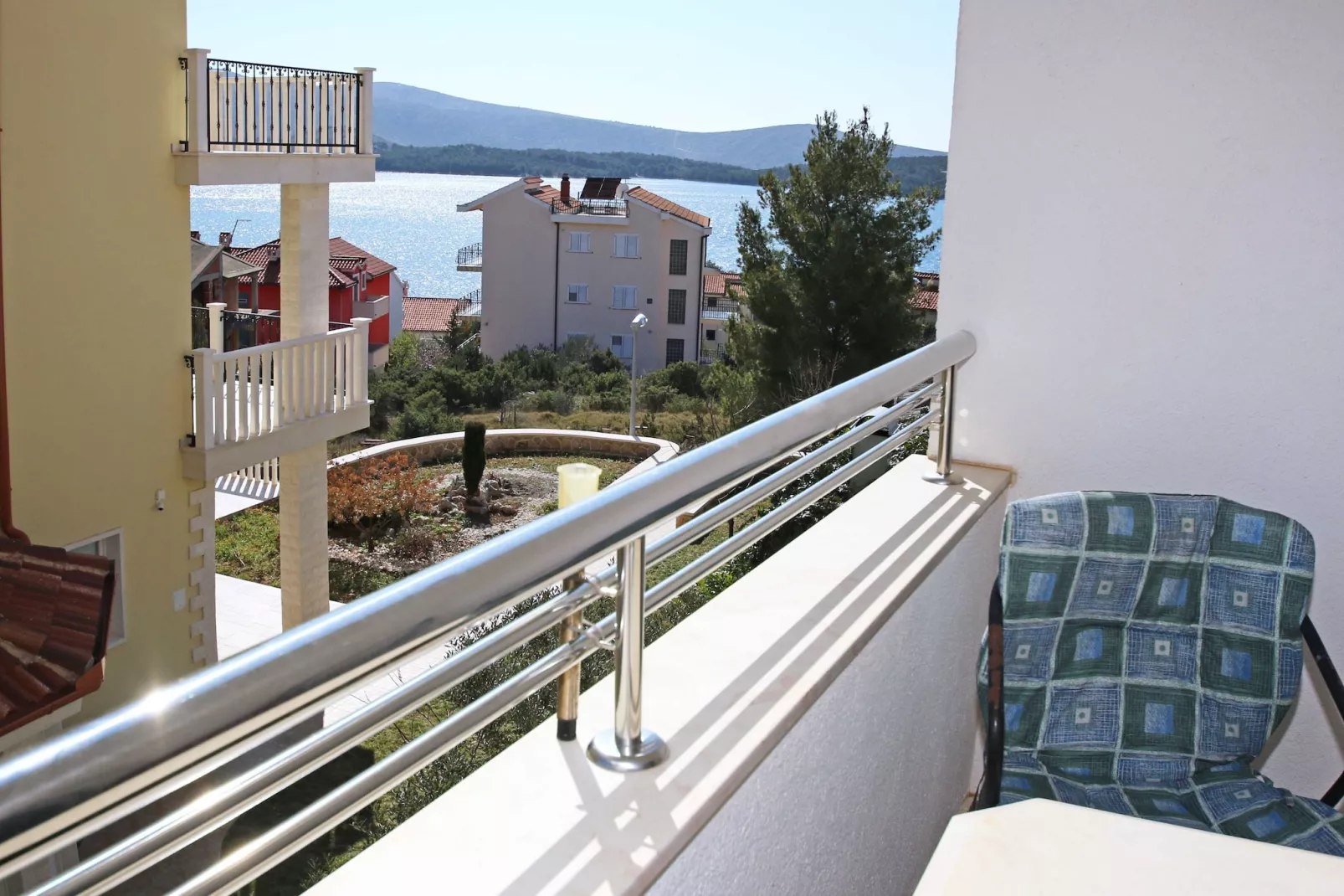 Apartments & Rooms Villa Petra -  One Bedroom Apartment with Balcony and Sea View (A4) - Terrasbalkon