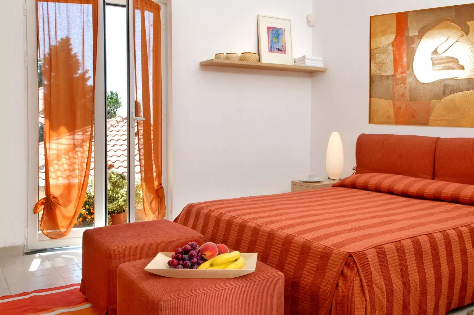 RESIDENCE VILLA BEUCA COGOLETO - TWO-ROOM APARTMENT 4 PAX SEA VIEW B4VM - Slaapkamer