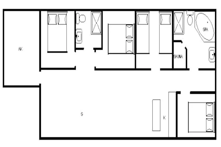 Kustparadijs in Lonstrup-By Traum - Plattegrond