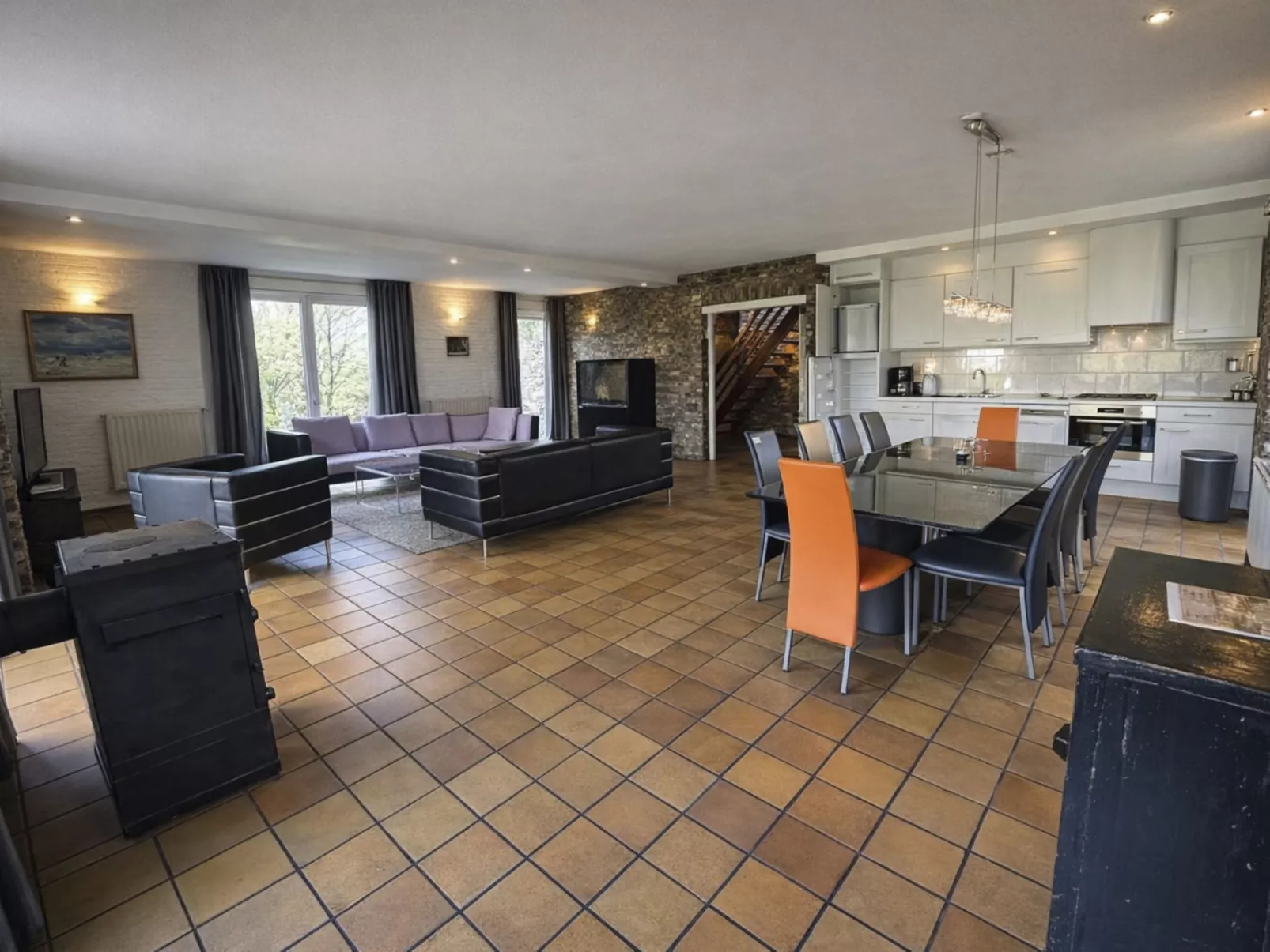 Vrijstaande 10 persoons - Binnen