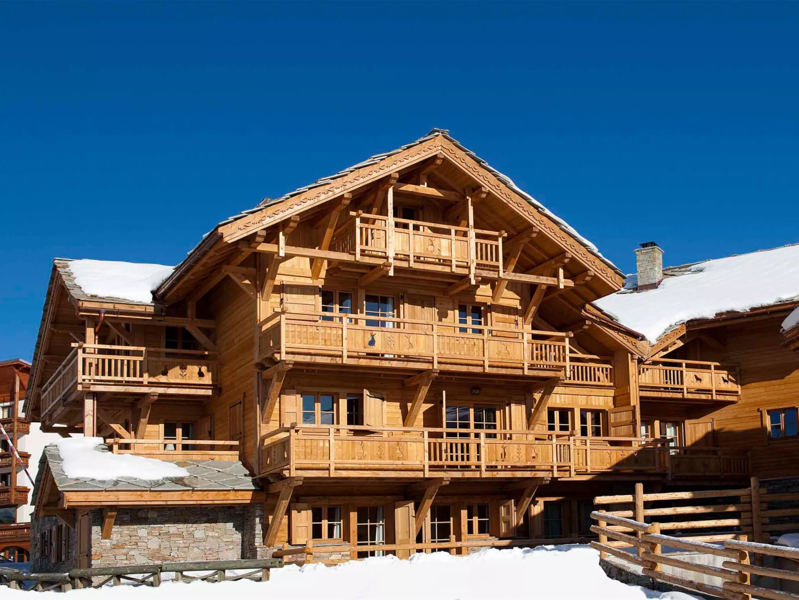 Chalet Lièvre Blanc - Buiten