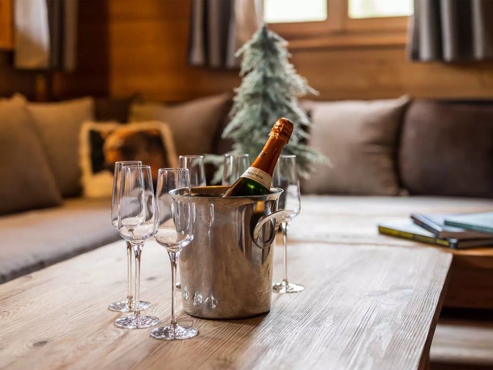 Chalet Lièvre Blanc - Binnen