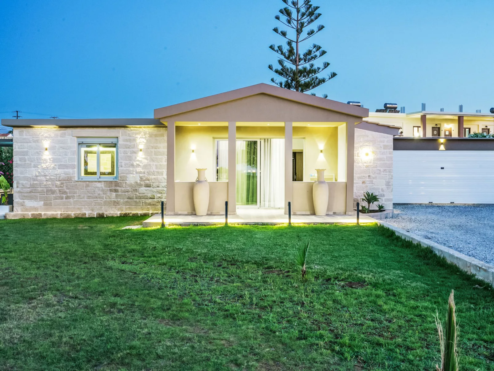 Neue Strandvilla SixStars in Chania, mit Sauna - Buiten