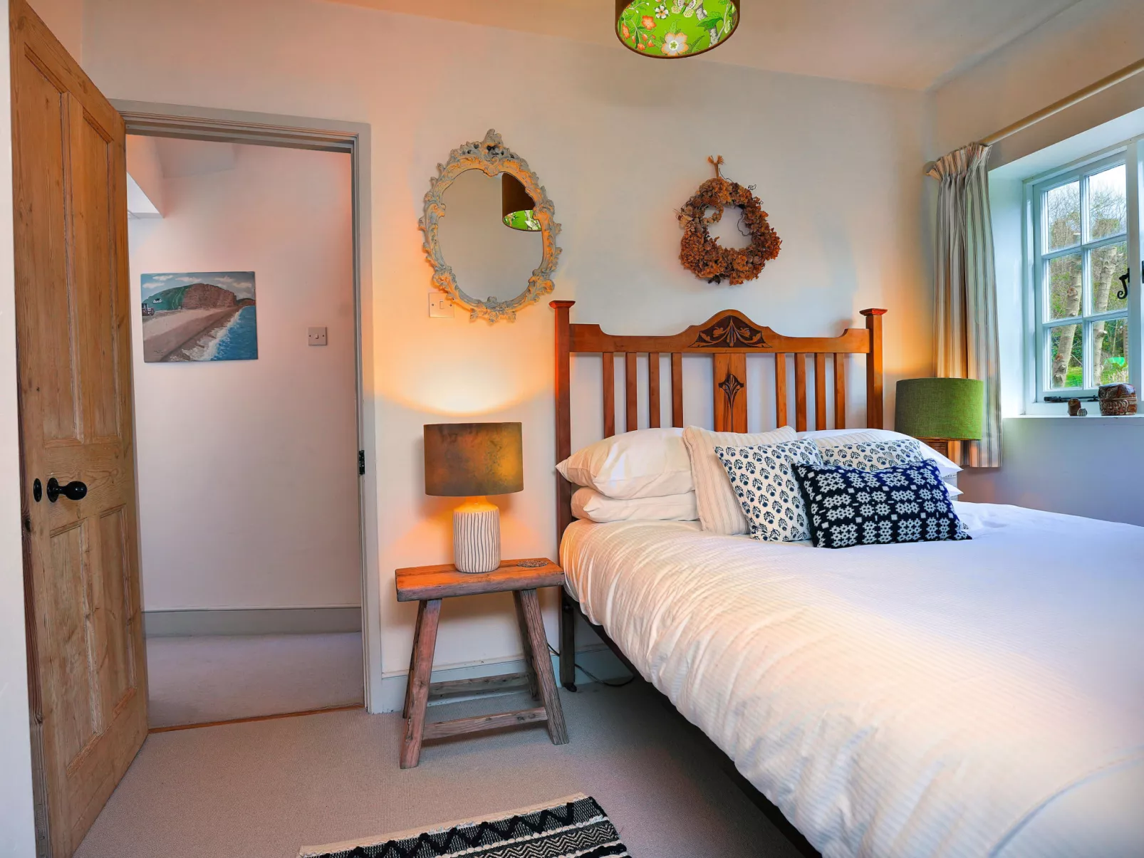 Porthcothan Mill Cottage - Binnen