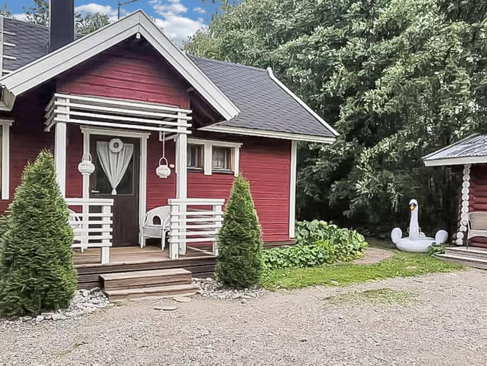 Ruokovirran mökki - Binnen