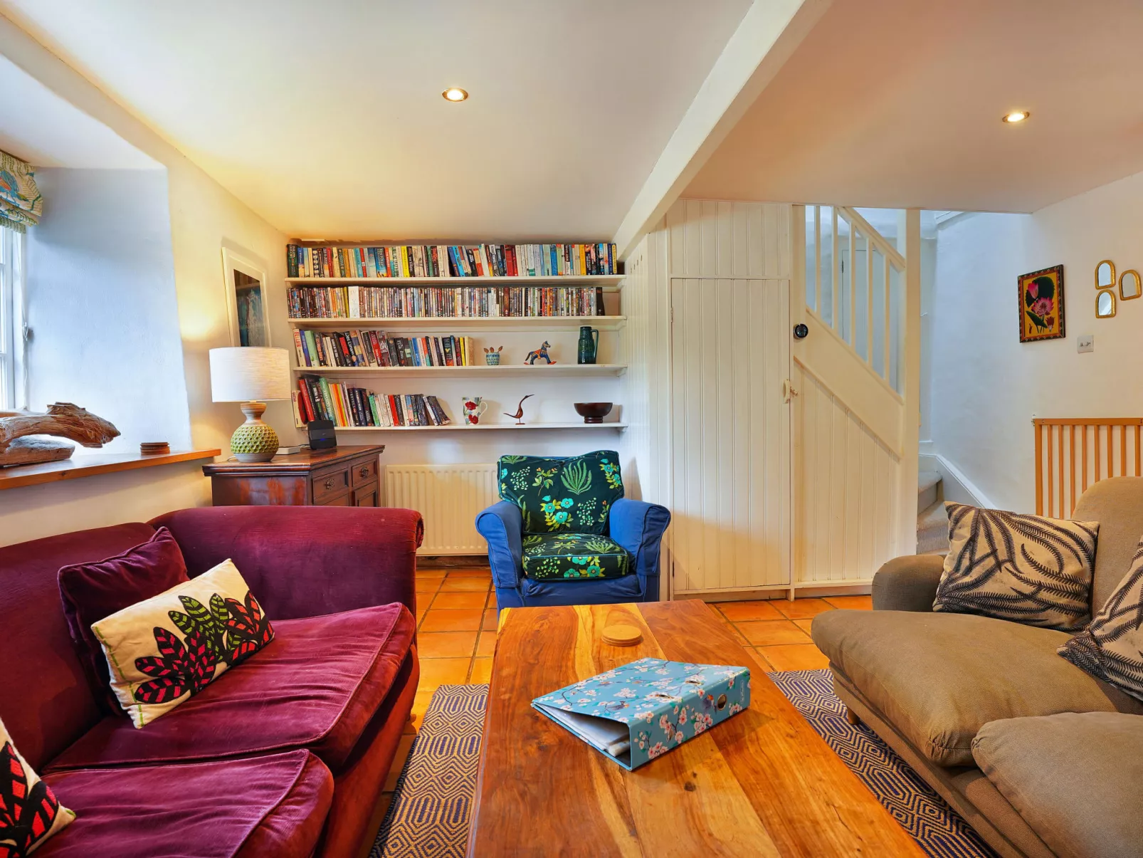 Porthcothan Mill Cottage - Binnen