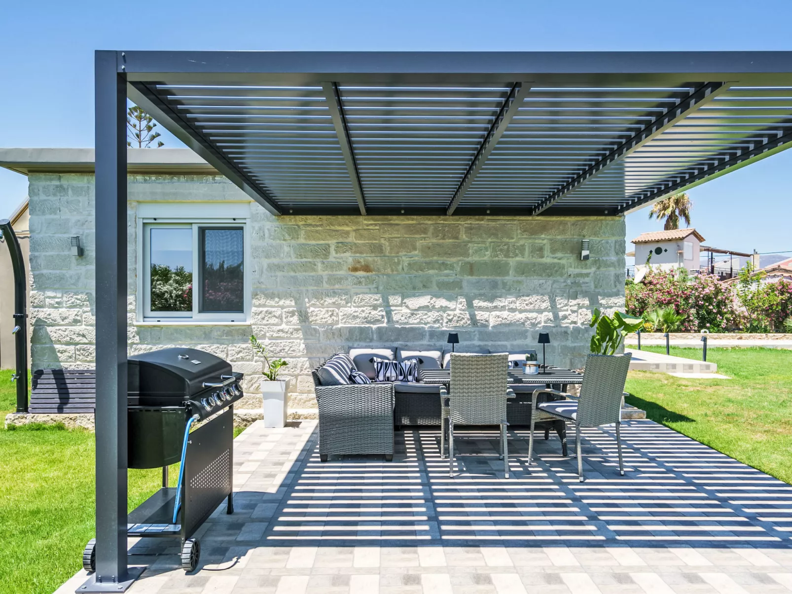 Neue Strandvilla SixStars in Chania, mit Sauna - Buiten