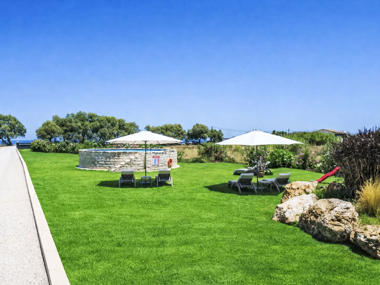 Neue Strandvilla SixStars in Chania, mit Sauna - Buiten