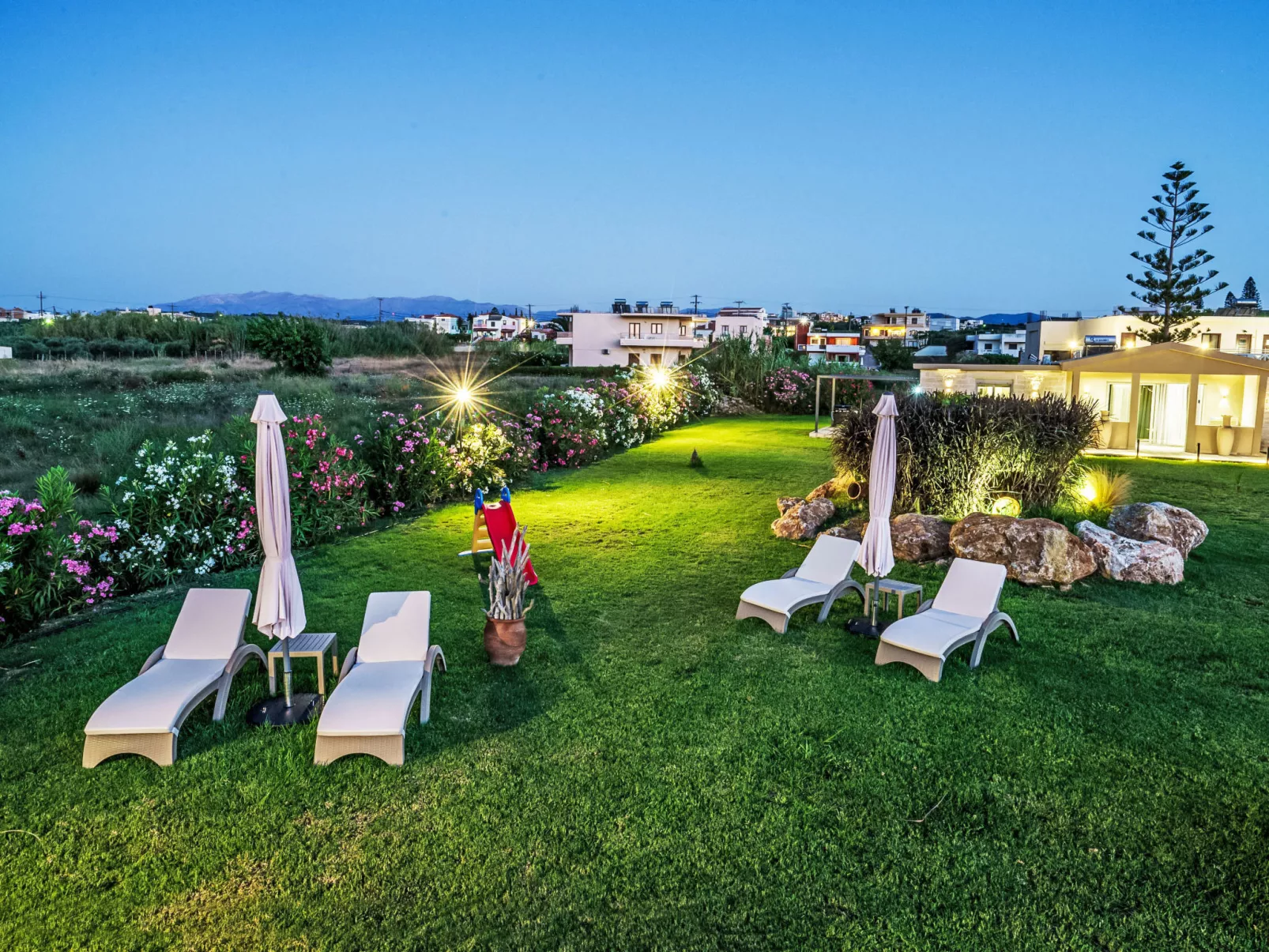 Neue Strandvilla SixStars in Chania, mit Sauna - Buiten