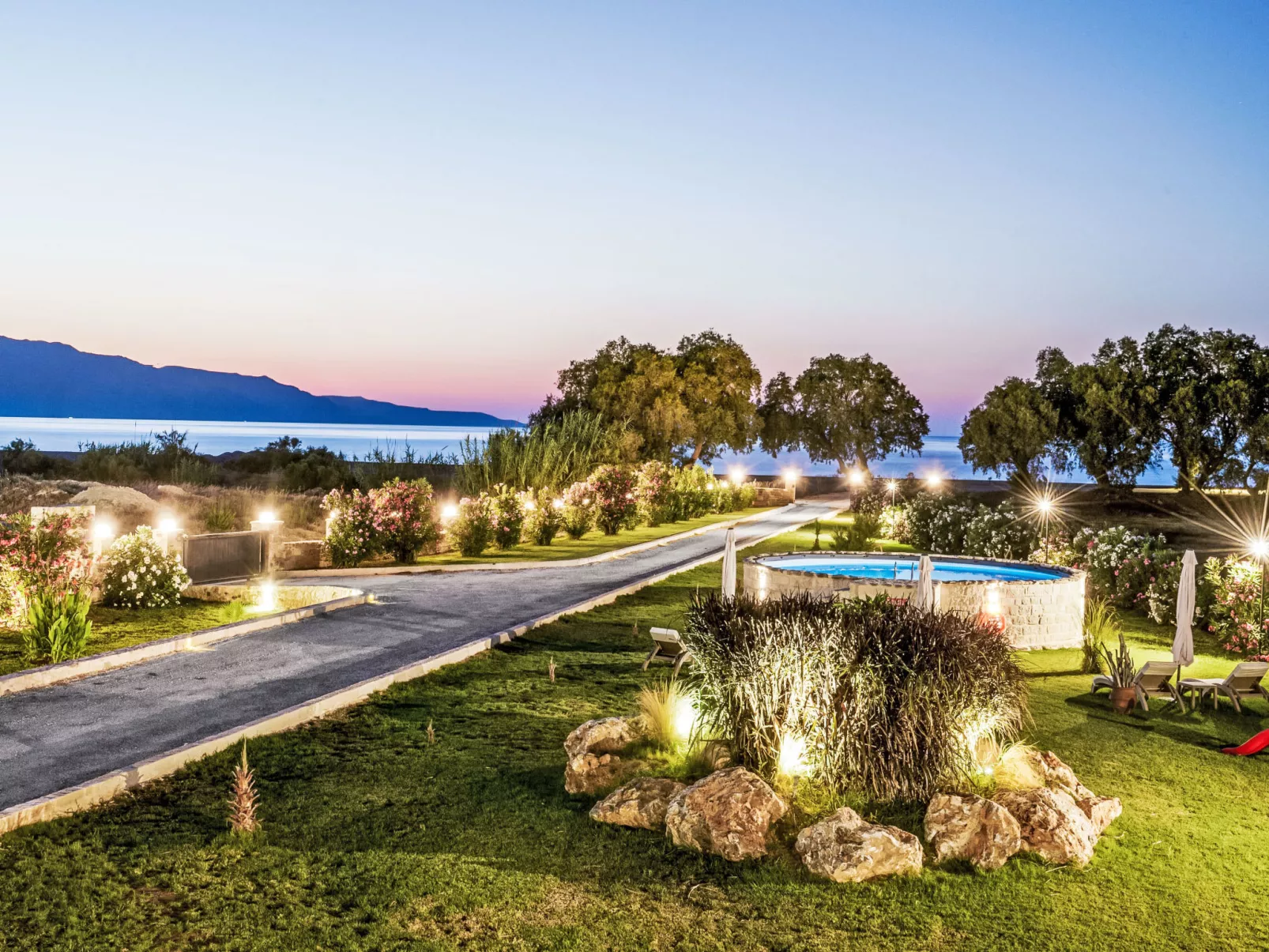 Neue Strandvilla SixStars in Chania, mit Sauna - Buiten