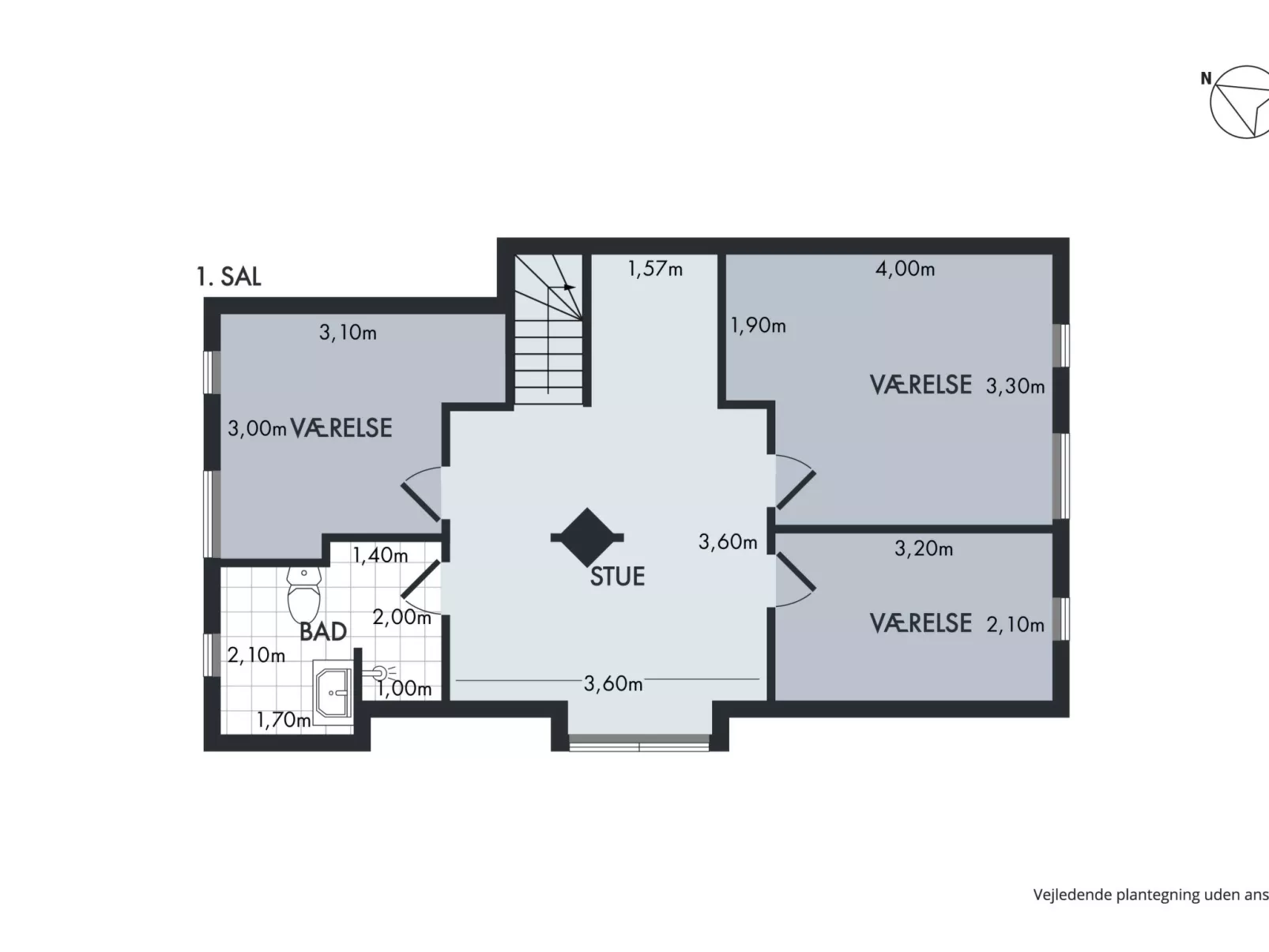 "Etly" - 246m from the sea