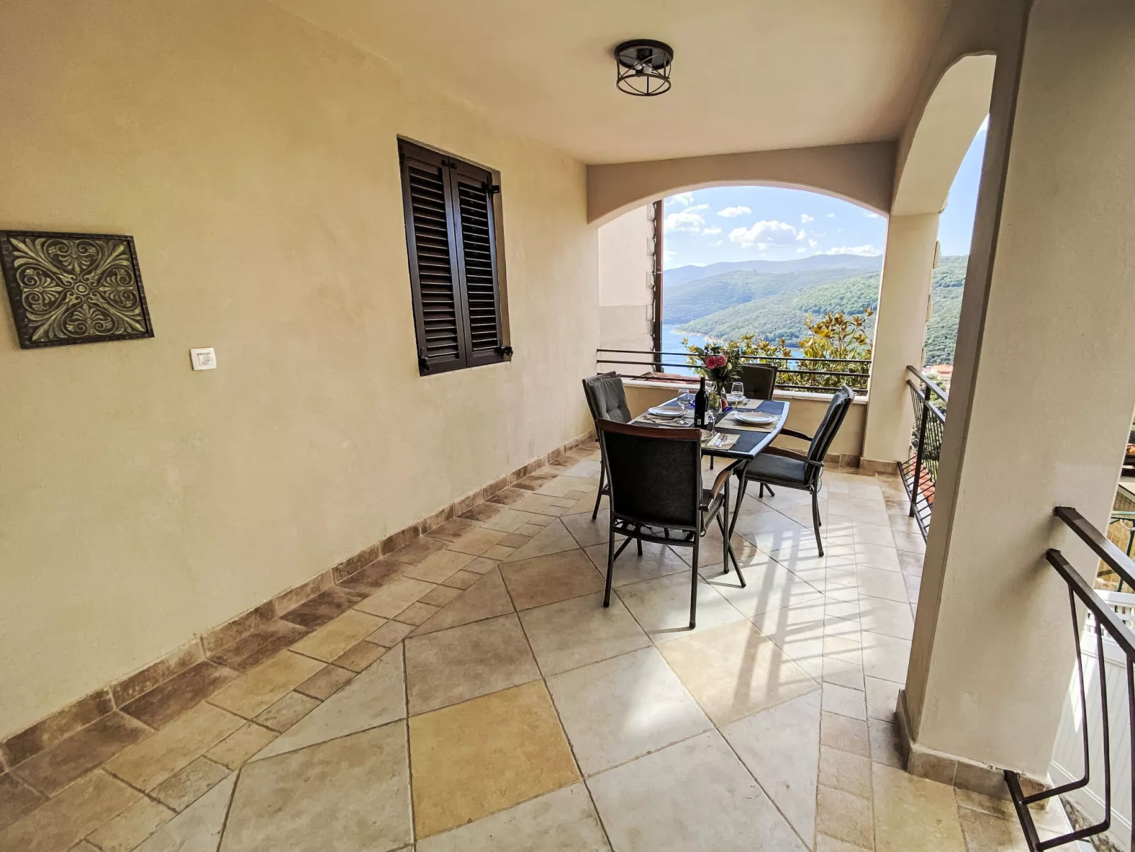 Partial sea & city view