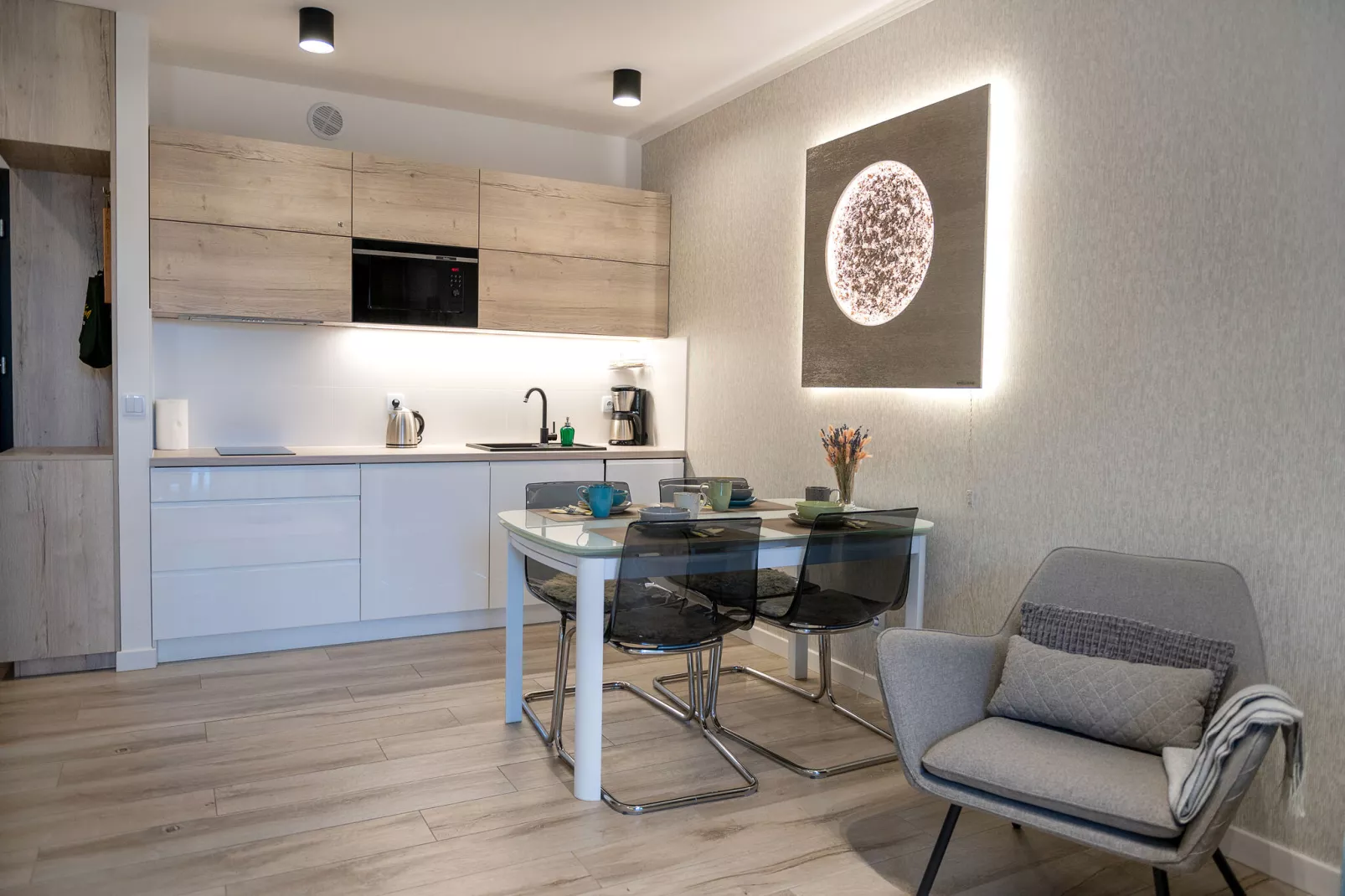 Apartament Platinum Szczecińska 23/46 Rewal-Woonkamer