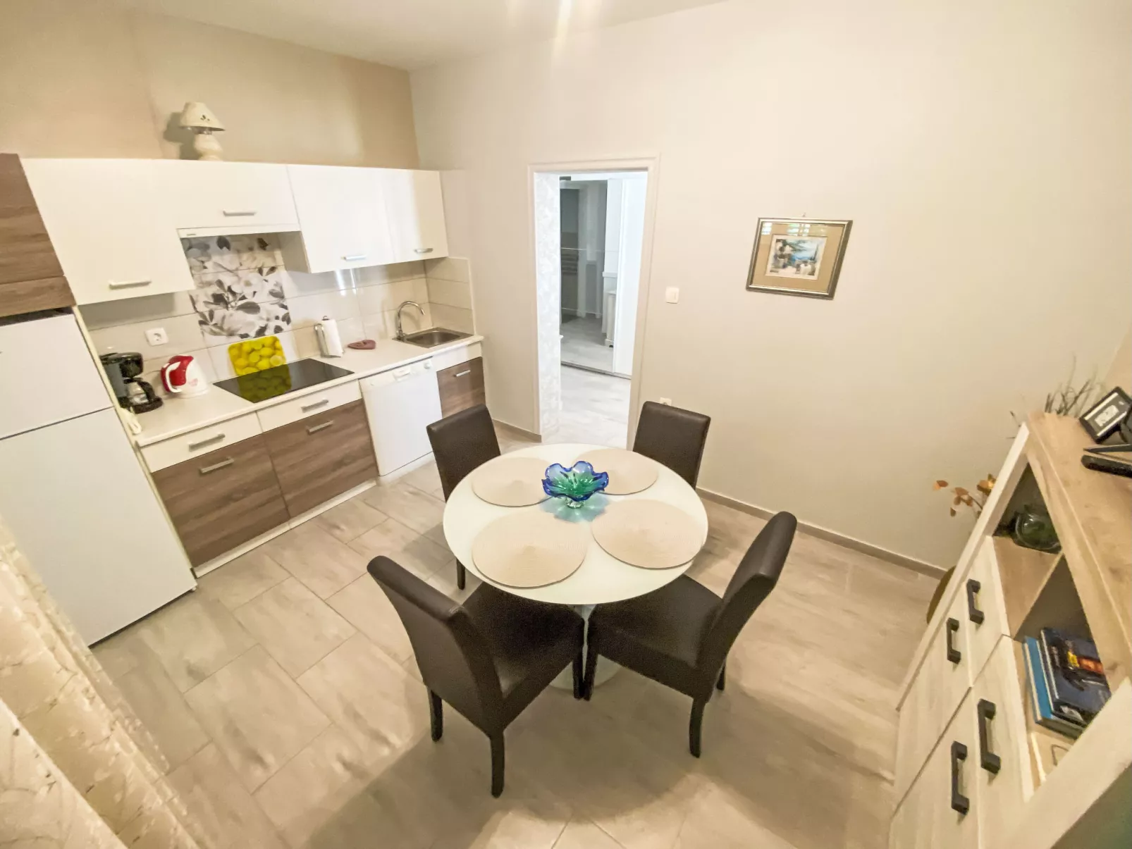 Partial sea & city view