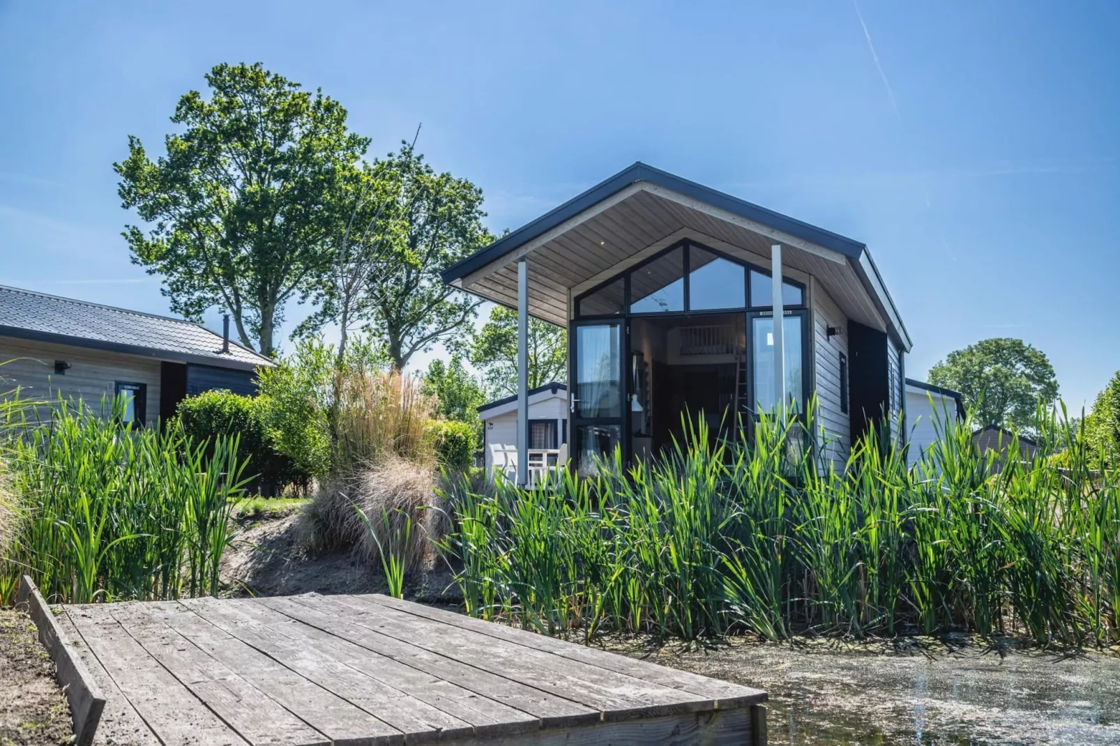 Tiny Lodge  4 personen - Buitenkant zomer